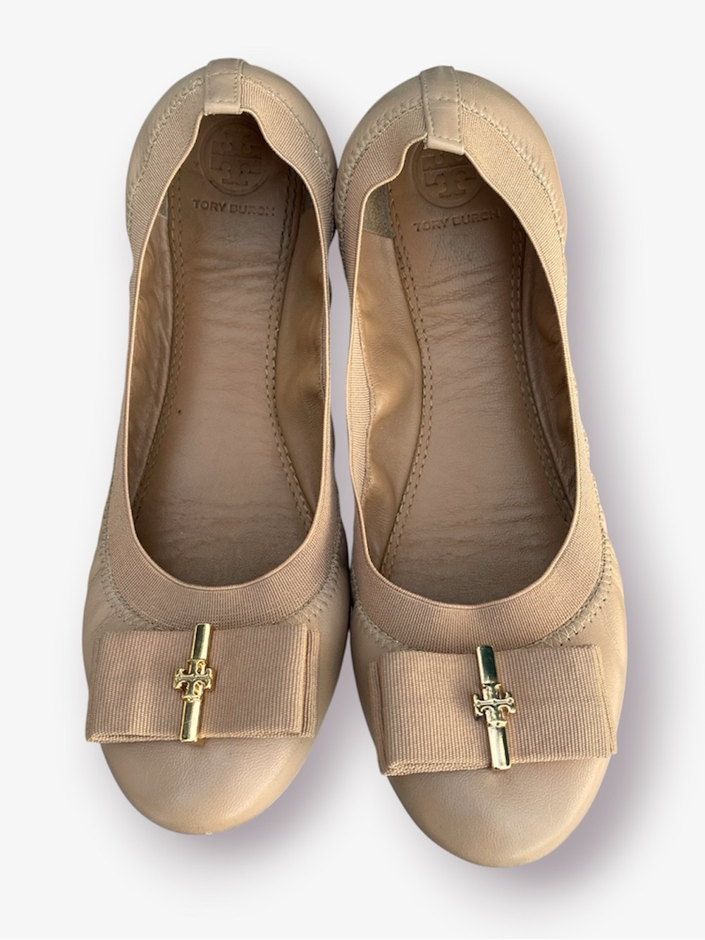 Tory Burch Sedgewick 2 Bow Ballet Flats Size 7.5